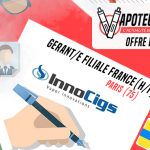 OFFRE D&rsquo;EMPLOI : Gérant/e Filiale France (H/F) – Innocigs – Paris (75)