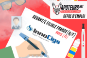 OFFRE D&rsquo;EMPLOI : Gérant/e Filiale France (H/F) – Innocigs – Paris (75)
