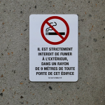 CANADA : La mesure des « 9 mètres » contre le tabagisme n&rsquo;est pas comprise.