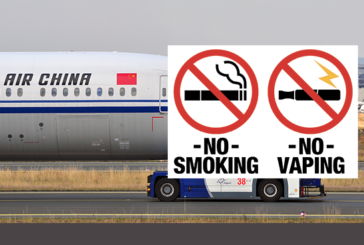 CHINE : Interdiction de fumer et vapoter pour les pilotes dans les cockpits.