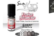 REVUE / TEST : Fraise Blanche (Gamme Sunvap) par Myvap