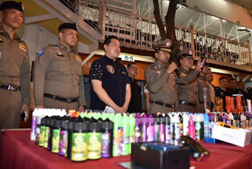 THAÏLANDE : Un nouveau raid contre l&rsquo;e-cigarette, 18 personnes arrêtées à Bangkok.