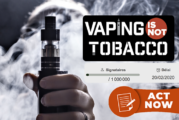 VAPING IS NOT TOBACCO : 1 million de signatures pour exclure la vape des produits du tabac !