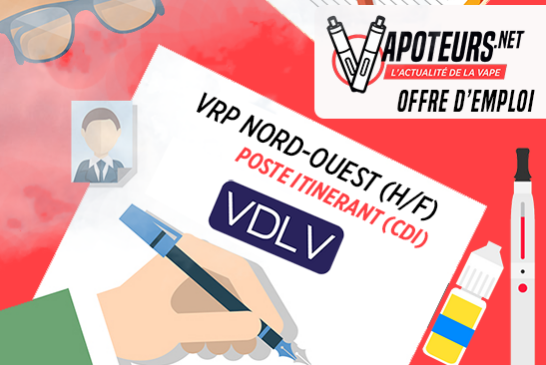 OFFRE D&rsquo;EMPLOI : VRP Nord-Ouest (H/F)- VDLV – Poste Itinérant