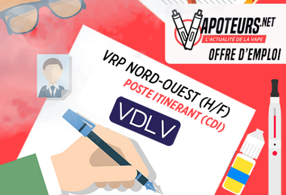 OFFRE D&rsquo;EMPLOI : VRP Nord-Ouest (H/F)- VDLV – Poste Itinérant