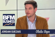 ÉCONOMIE : Jordan Guezais (Olala Vape) défend l&rsquo;e-cigarette sur BFM Business.