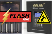 🔴  IMPORTANT : Le chargeur pour accu Golisi S4 peut provoquer un choc électrique !