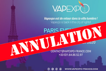 CULTURE : Annulation du Vapexpo 2020 à Paris