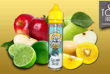 REVUE / TEST : Golden Drizz (Gamme Cool n’Fruit) par Alfaliquid