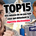 HUMOUR : Quand « Topito » donne 15 raisons de détester les vapoteurs !