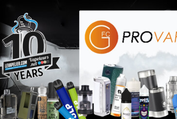 10 ANS ENSEMBLE : GFC Provap, un partenaire vape de référence !