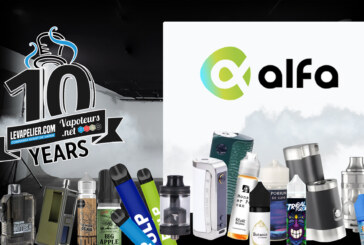 10 ANS ENSEMBLE : Alfaliquid, premier fabricant d&rsquo;e-liquides et partenaire privilégié.