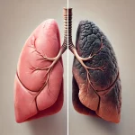 A-comparison-image-showing-healthy-lungs-on-one-side-and-lungs-damaged