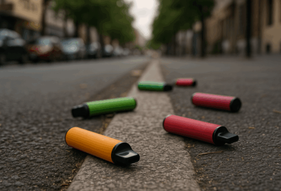 Vapes usagées : un risque environnemental que l’on ne voit pas