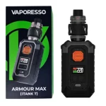 Kit Vaporesso Armour Max iTank T, mod robuste double accus 21700/18650 avec écran personnalisable