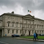 Le Parlement irlandais à Dublin après le vote d'interdiction des arômes de vape au Dáil en juillet 2026