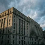 Bâtiment fédéral américain symbolisant la FDA et la crise de la politique vape aux États-Unis en 2026