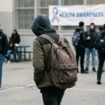 Adolescent en milieu urbain, illustration des risques sanitaires du vapotage chez les jeunes