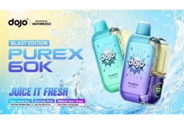 INFO BATCH : DOJO PUREX 60K Blast Edition — 5 nouveaux arômes (Vaporesso / DOJO)