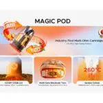 VOOPOO MAGIC POD cartouche multi-résistances 0.4 0.7 1.0 ohm compatible gamme ARGUS