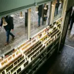 Boutique de vapotage au Royaume-Uni avec flacons de e-liquide en vitrine, contexte de la nouvelle taxe vape duty 2026